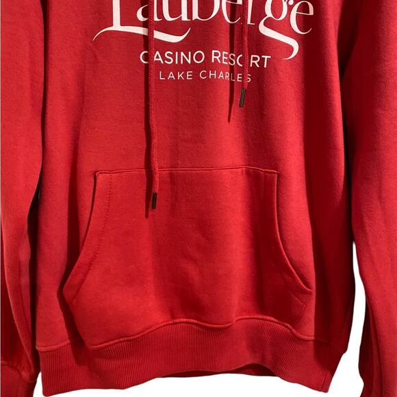 L’auberge Red Hoodie Sz M - Picture 3 of 11